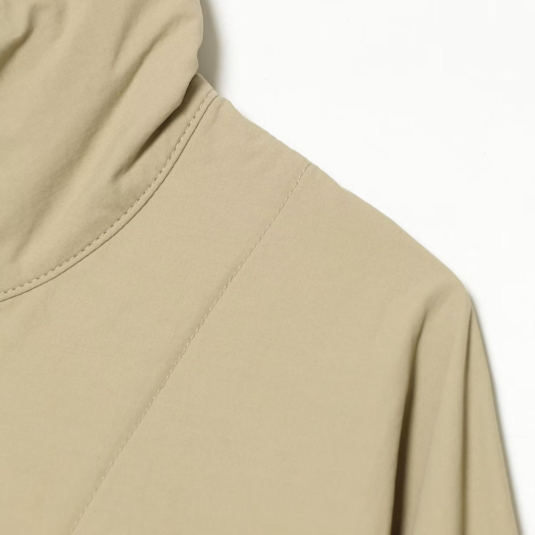 Dam oversize Rain jacka in Cape stil med ståkrage och Snap knappslå