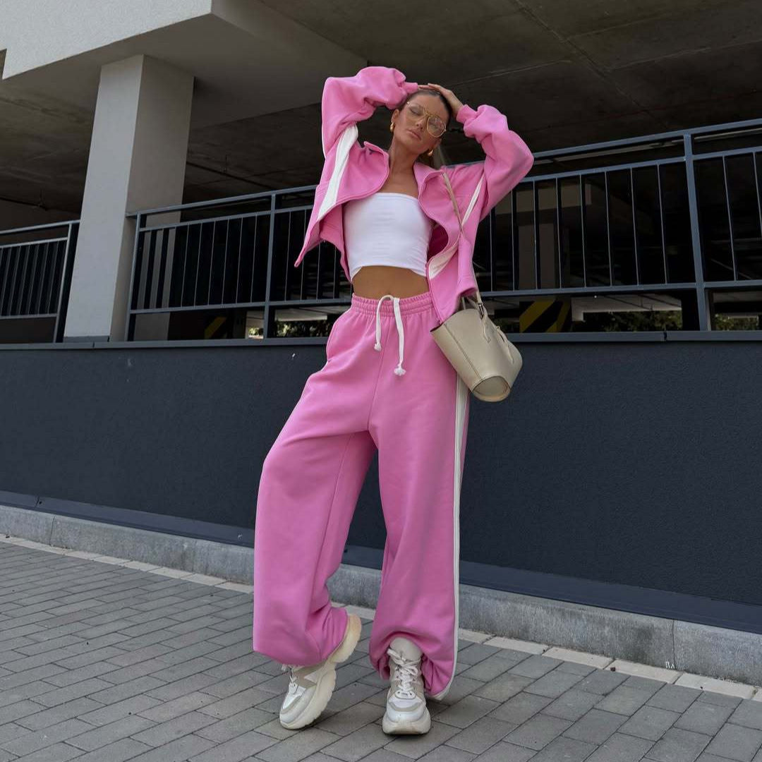 Dam lätt oversized vindjacka med kontrast panels, drawstring fåll, och elastiska muddar