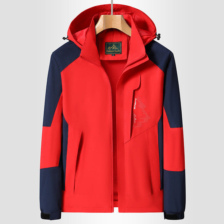 Dam Hooded Softshell jacka wind och water repellent andningsbar