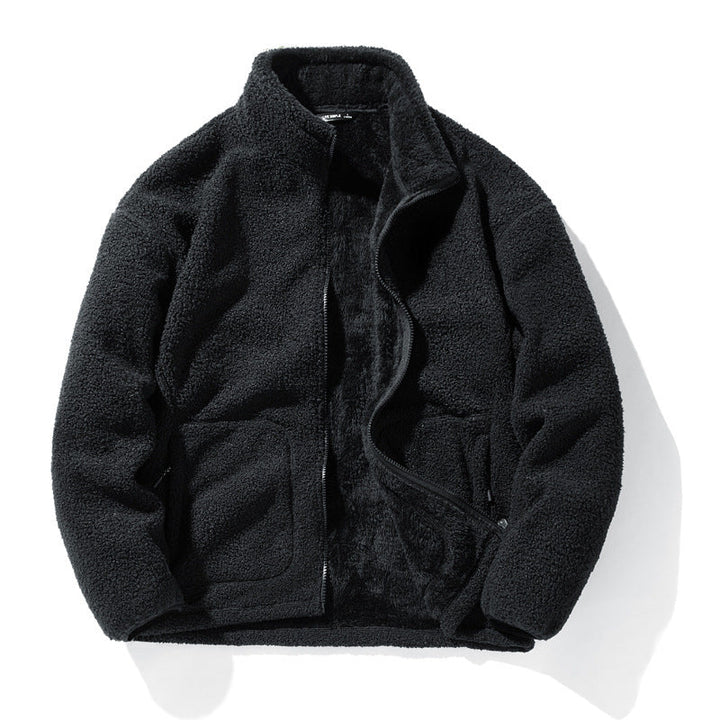 Dam Fleecejacka med Hög Krage