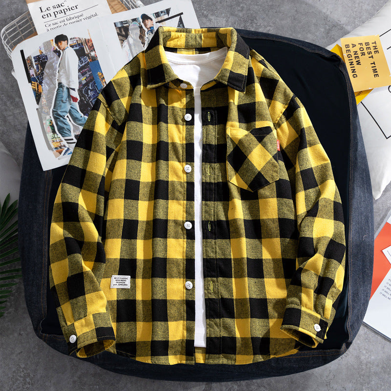 Dam Avslappnad och Modern Flannel Skjortjacka
