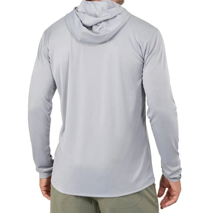 Herr Funktionell Lång Ärm Luvtröja med Integrated Face Protection