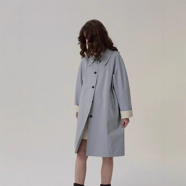 Dam oversize stad trenchcoat