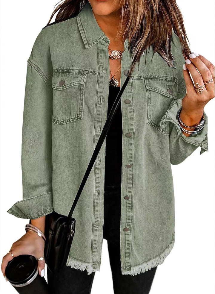 Denim Skjorta Jacka
