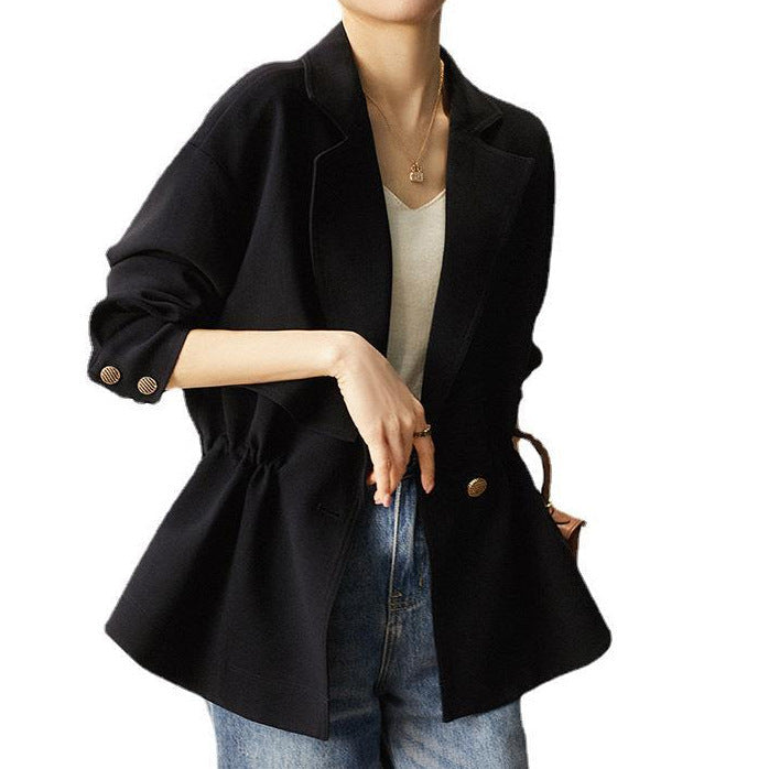 Dam stilren Wrap jacka med midja Accent