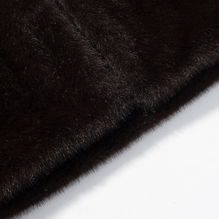 Dam kort skuren Faux Fur Bolero med 3/4 ärmar