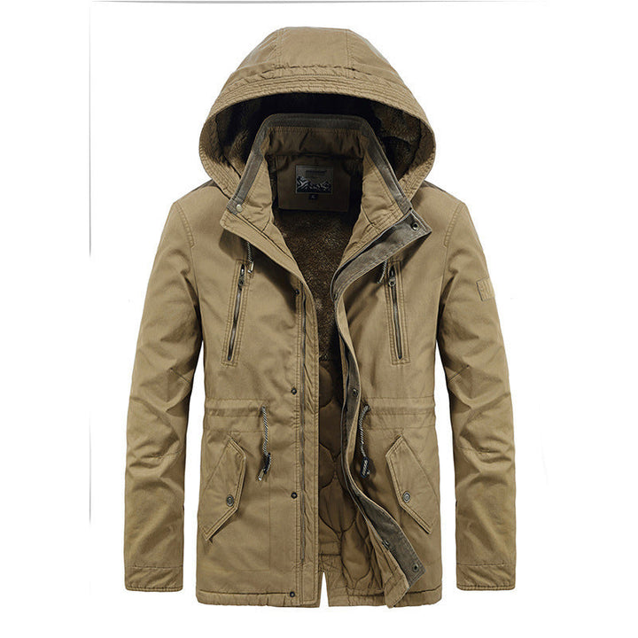 Herr Funktionell Water-Repellent Jacka med Huva