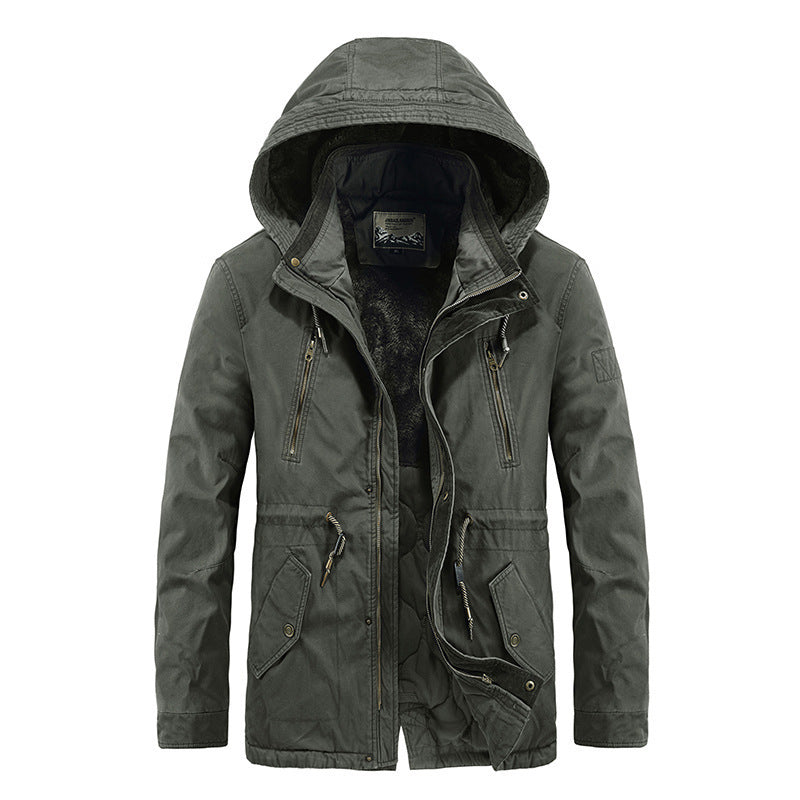 Herr Funktionell Water-Repellent Jacka med Huva