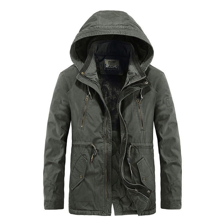 Herr Funktionell Water-Repellent Jacka med Huva