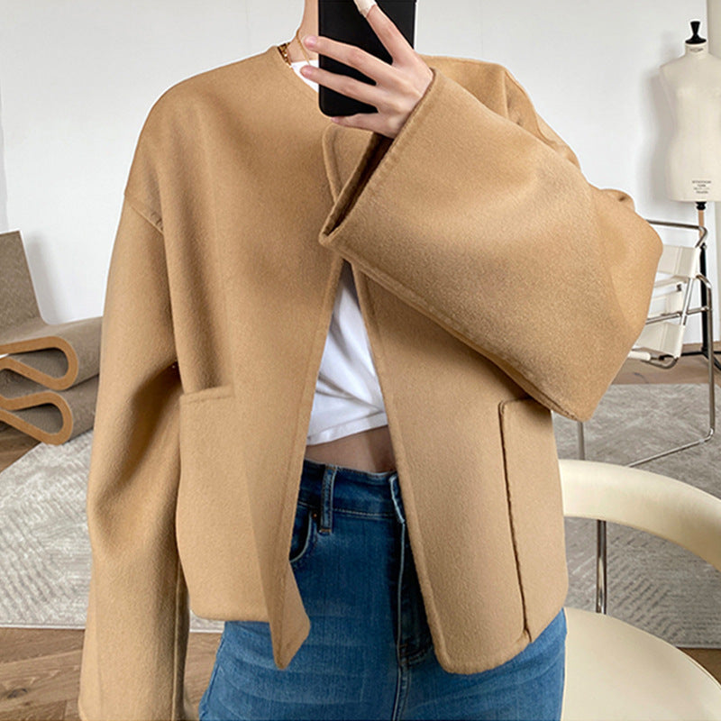 Dam Cozy och elegant oversize jacka