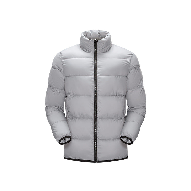 Herr Vadderad Steppjacke med Hög Ståkrage och Thermischer Isolierung