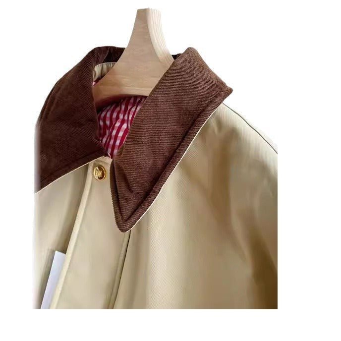 Dam stilren övergångsjacka med kontrasterande Elbow Patches