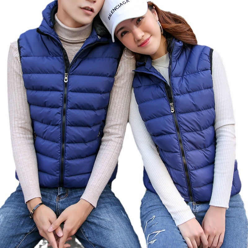 Herr Ljus Quiltad Väst med Contoured Stitching, Integrated Huva, och Wind-Resistant Yttre Lager