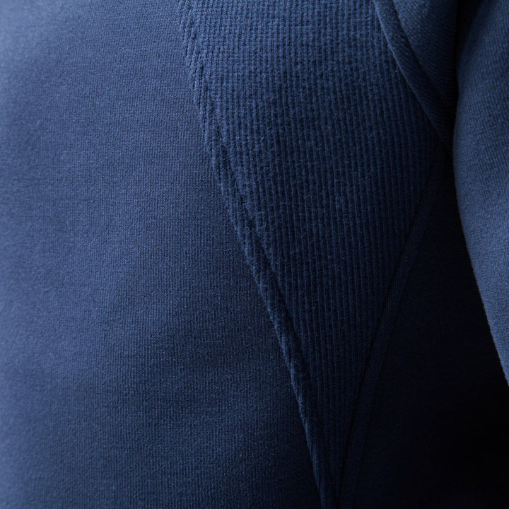 Herr Troyer Fleece Pullover med Ståkrage och Halv Dragkedja