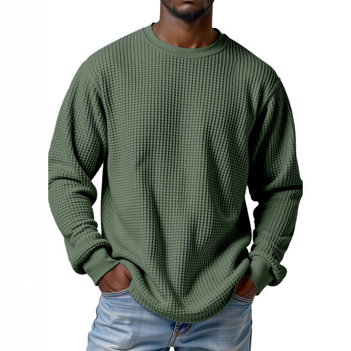 Herr Urban Pullover med Waffle Structure