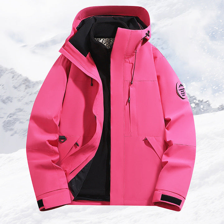 Dam Technical Ski och vinterjacka med Removable inner jacka och Welded Seams