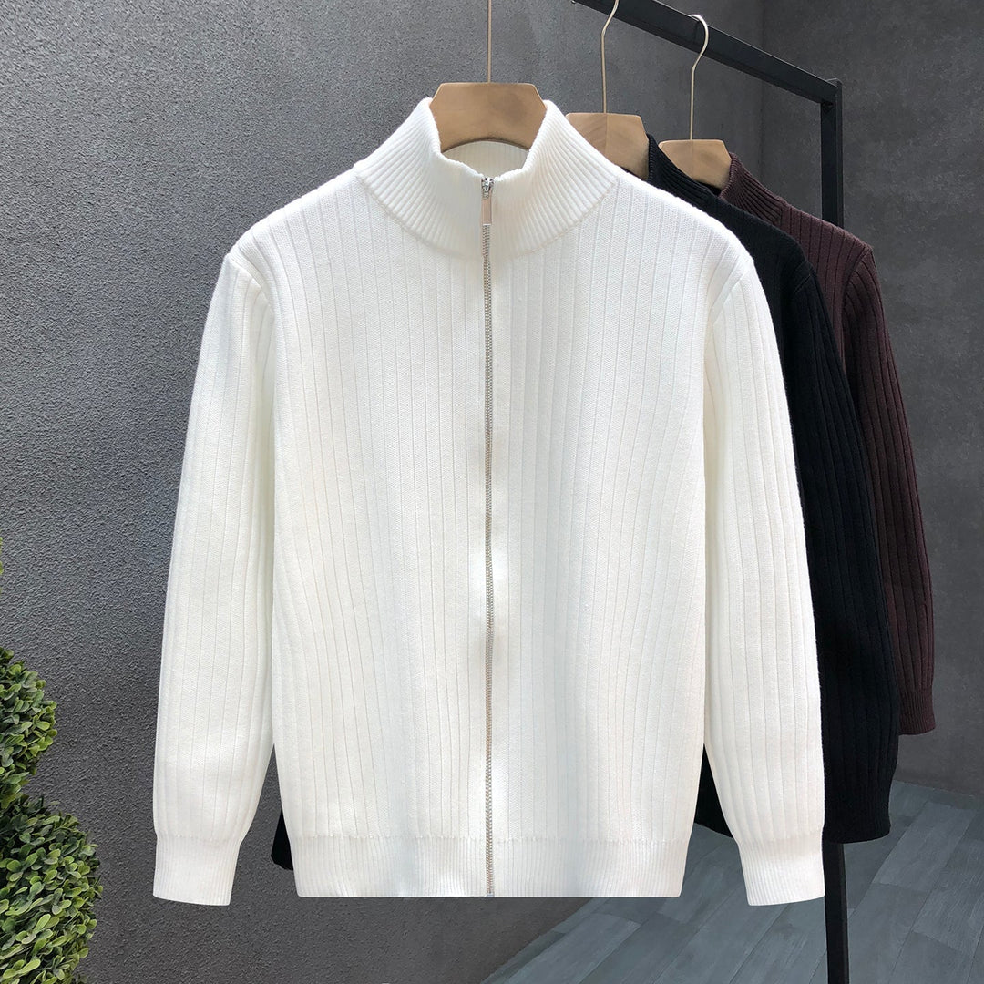 Herr Stilren med Dragkedja Cardigan
