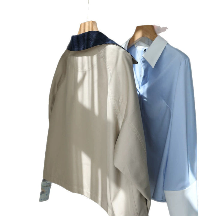 Dam elegant trenchcoat med modern detaljer