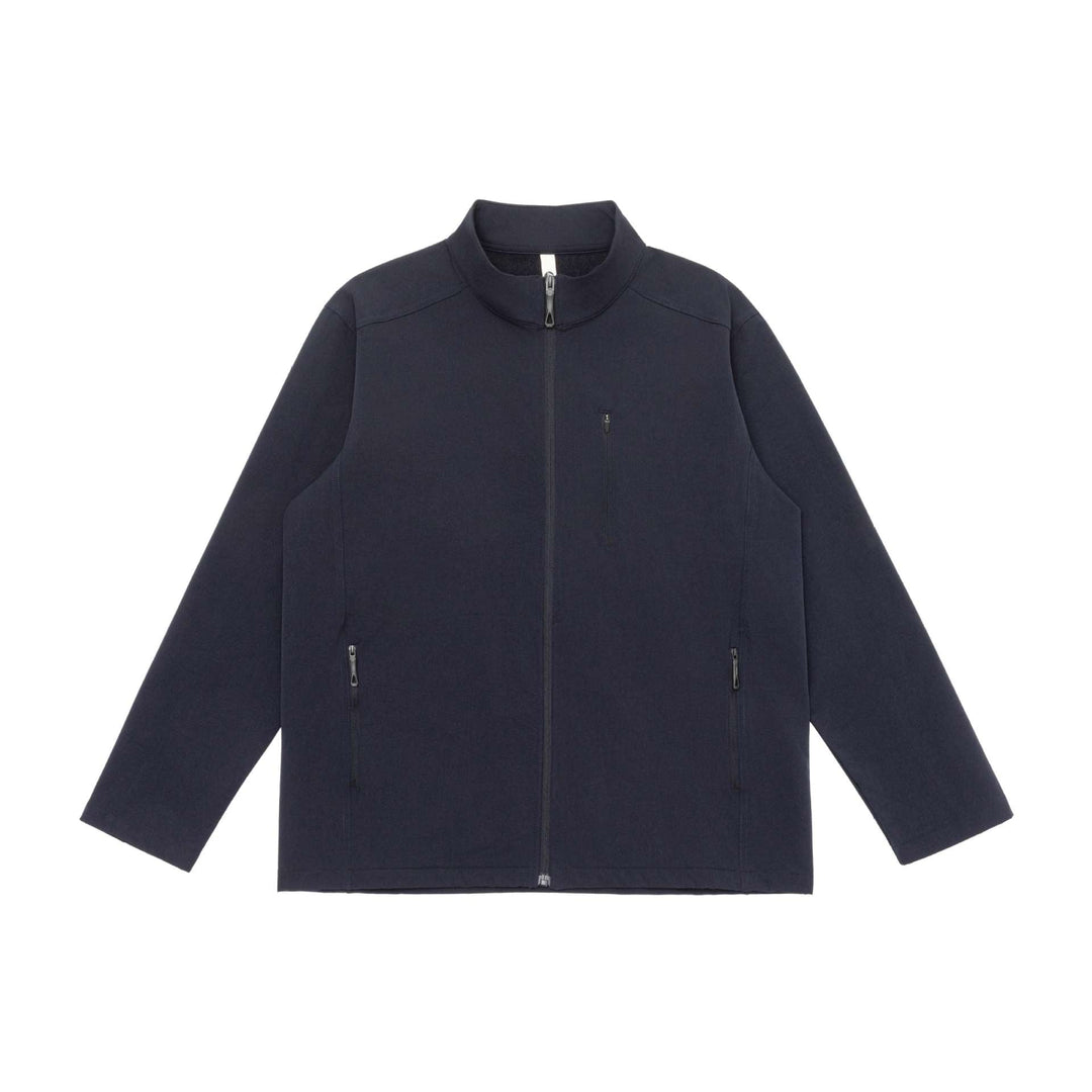 Unisex Lätt Softshell Jacka med Ståkrage och Fickor med Dragkedja