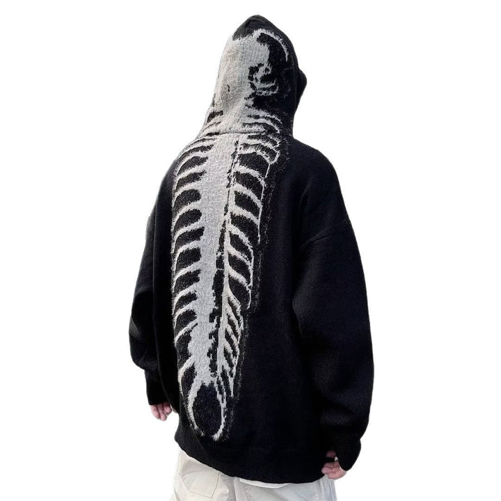 Herr Luvtröja med Unique Back Tryck