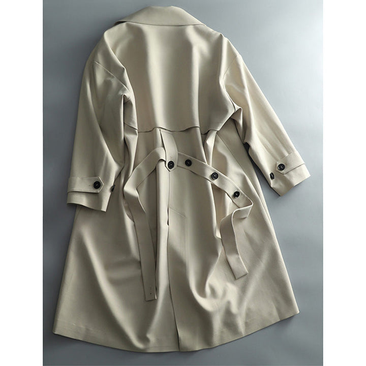 Dam Elegantly skärning trenchcoat