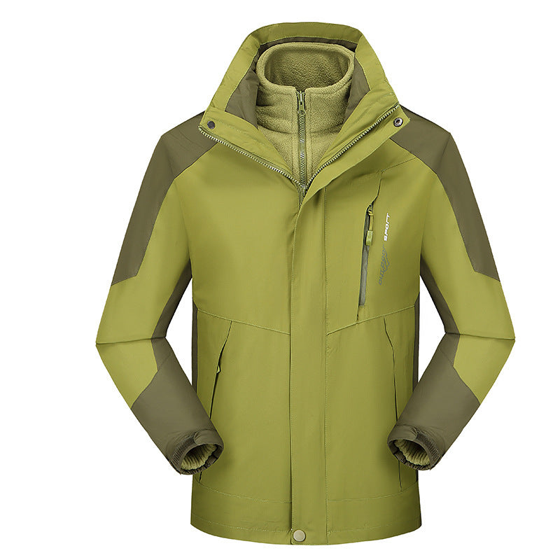 Dam Three-Piece Softshell funktionsjacka med avtagbar fleece inner lagerplagg
