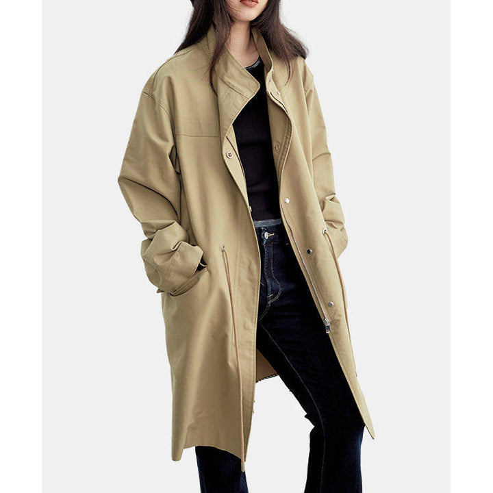 Dam Fashion övergångsjacka med hög krage 1789268979