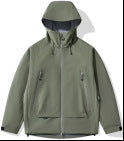 Herr Technical Insulating Softshelljacka med Huva och Fleece Inre Krage
