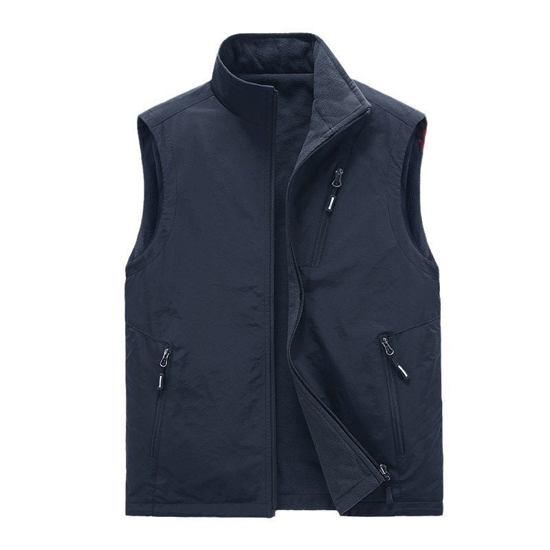 Herr Värmande Fleece Väst