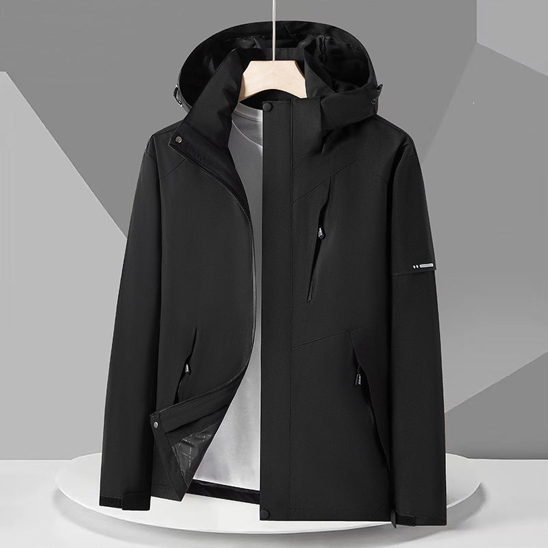 Dam funktionsjacka med justerbar huva drawstring 1787710260
