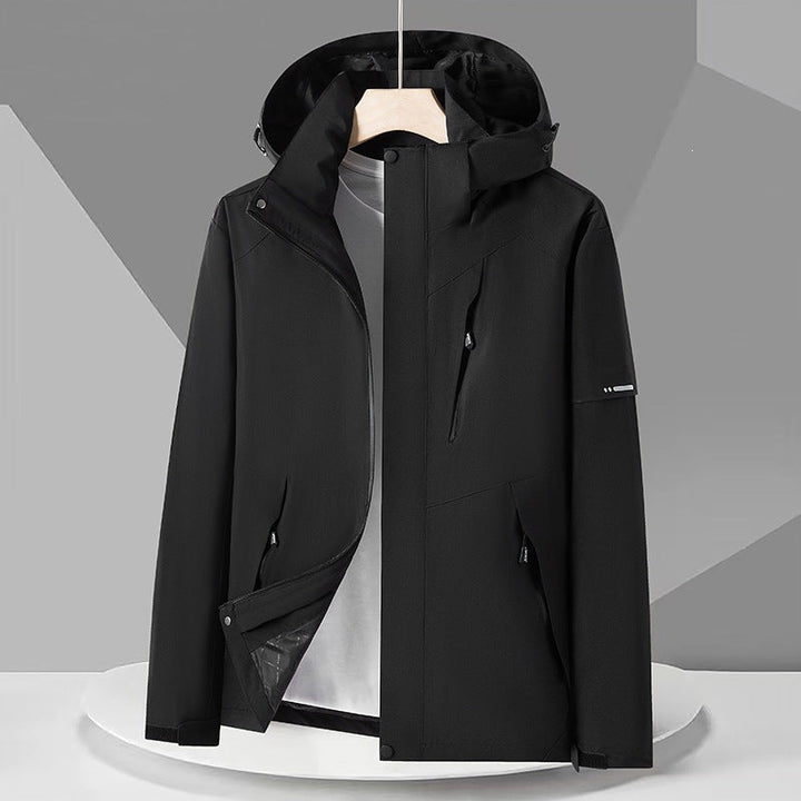 Dam funktionsjacka med justerbar huva drawstring 1787710260
