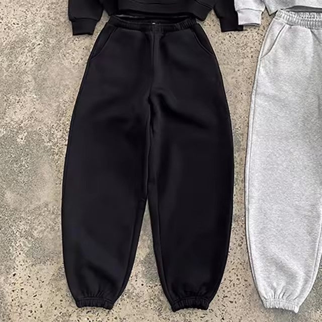 Herr Urban Boxig Luvtröja med Shortened Body, Drop Axel, och Mjuk Fleece Inner Foder