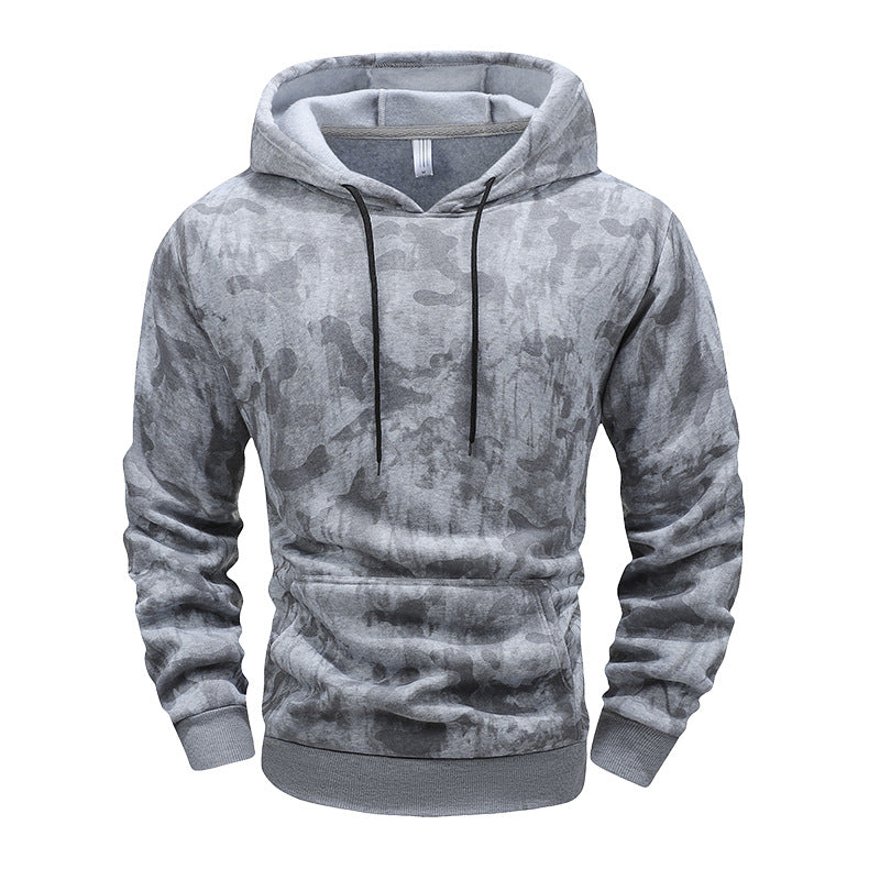 Herr Varm Fodrad med Huva Pullover