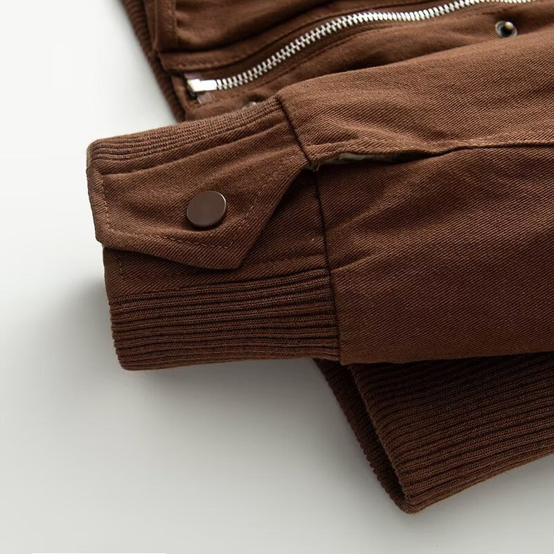 Dam Thermal Parka med teddyfoder och Removable Fur huva