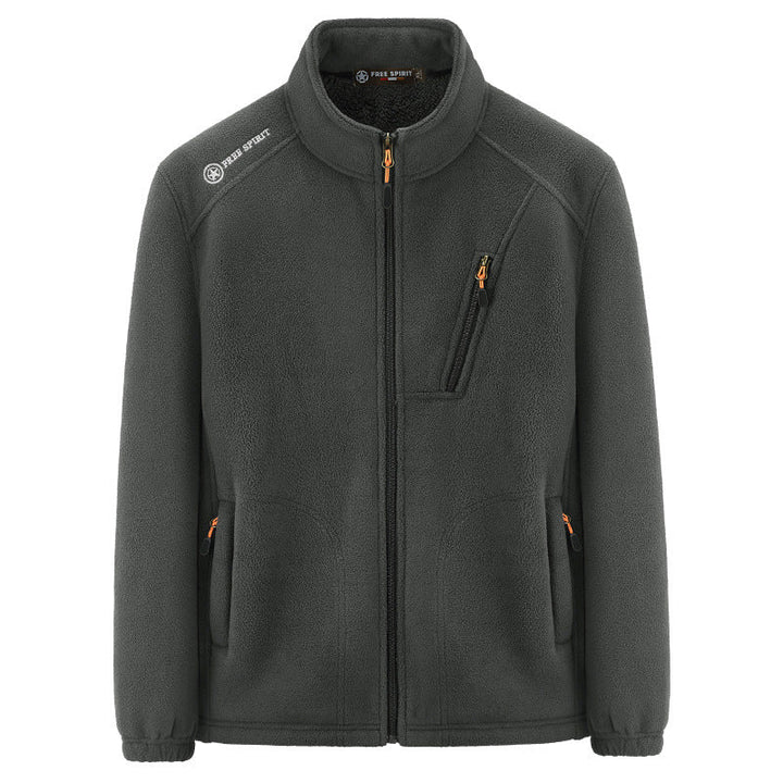 Herr Fleece Jacka med Hög Termisk Insulation