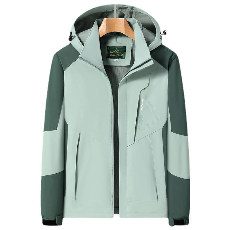 Dam Hooded Softshell jacka wind och water repellent andningsbar