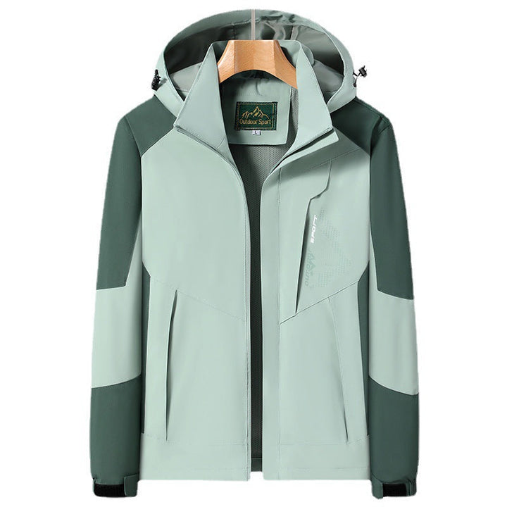Dam Hooded Softshell jacka wind och water repellent andningsbar