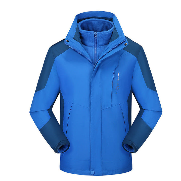 Dam Three-Piece Softshell funktionsjacka med avtagbar fleece inner lagerplagg