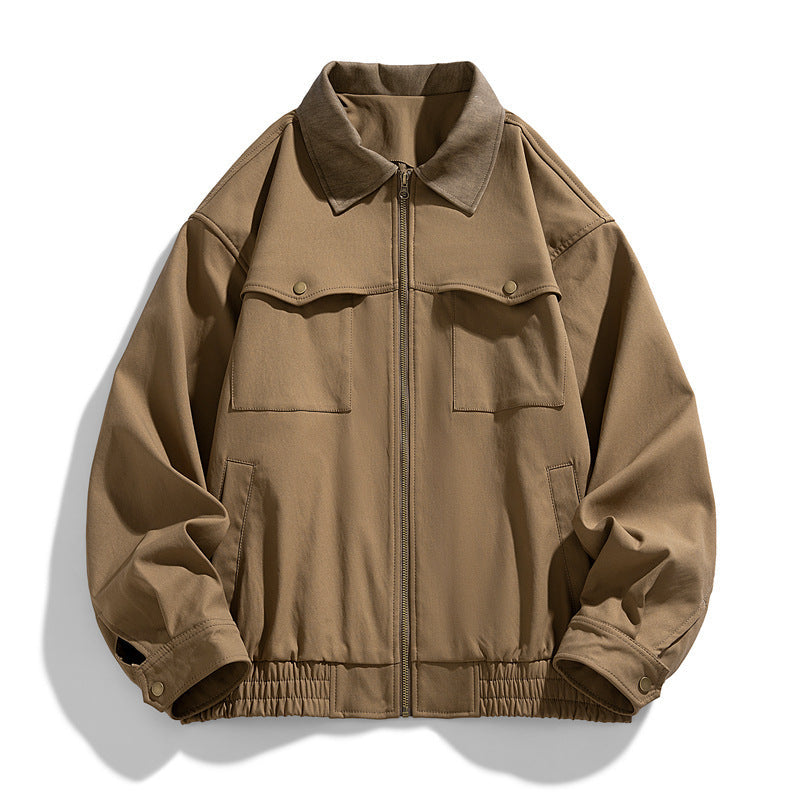 Herr Modern Nylon Jacka med Fickor
