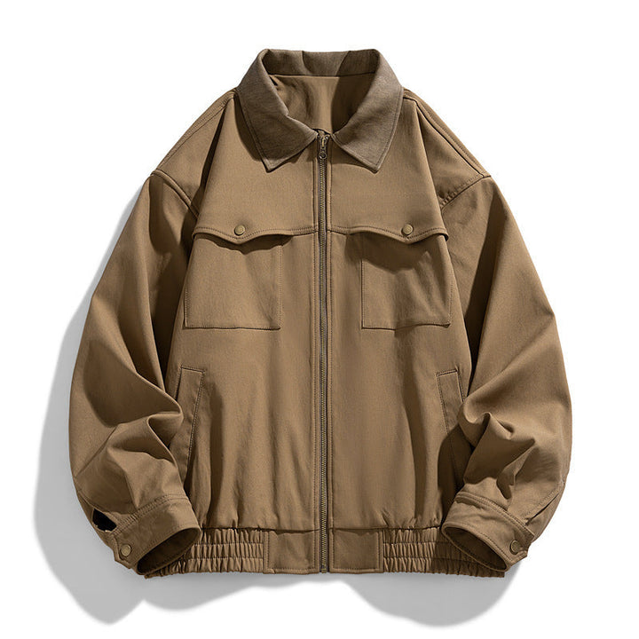 Herr Modern Nylon Jacka med Fickor