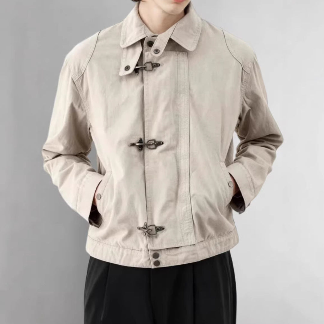 Dam Fashion kort jacka med spännestängning
