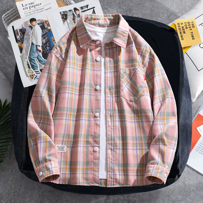 Dam Avslappnad och Modern Flannel Skjortjacka