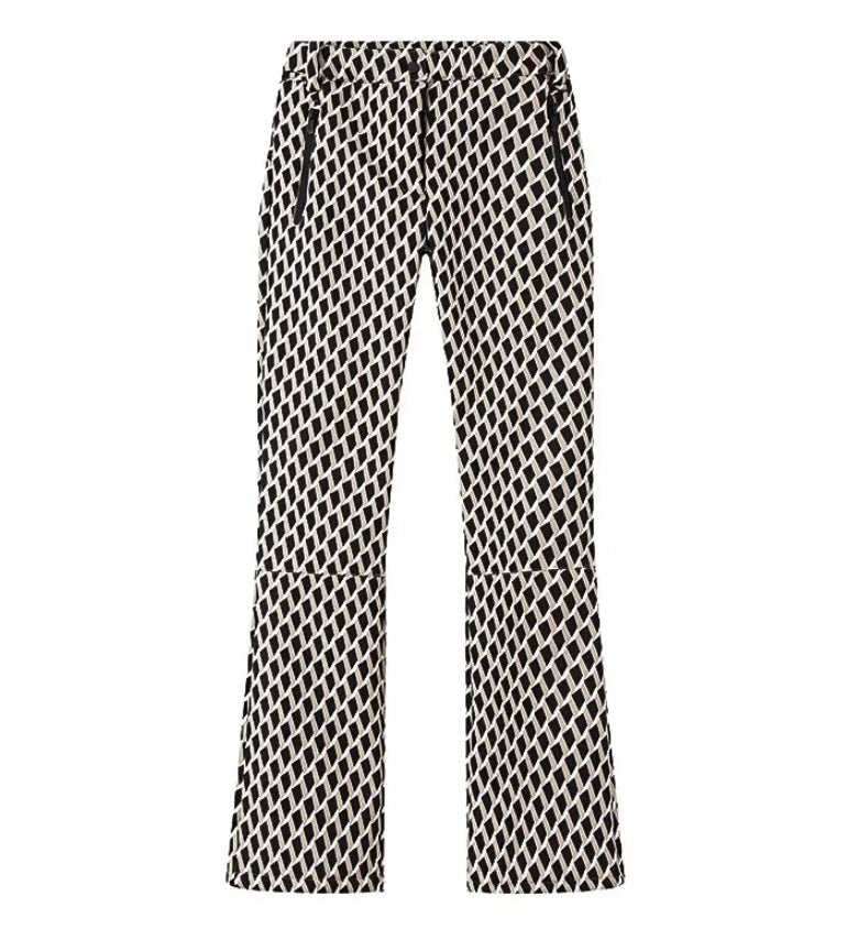 Dam 100+ Quiltad Ski och Vinterjacka med Huva, Waist Belt &amp; Vattentät Zippers