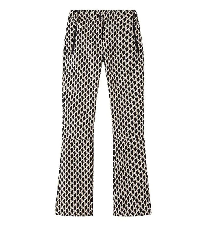 Dam 100+ Quiltad Ski och Vinterjacka med Huva, Waist Belt &amp; Vattentät Zippers