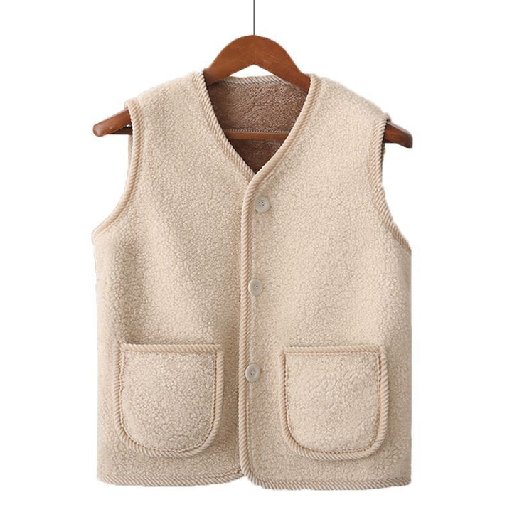 Dam mysig väst tillverkad av Teddy fleece
