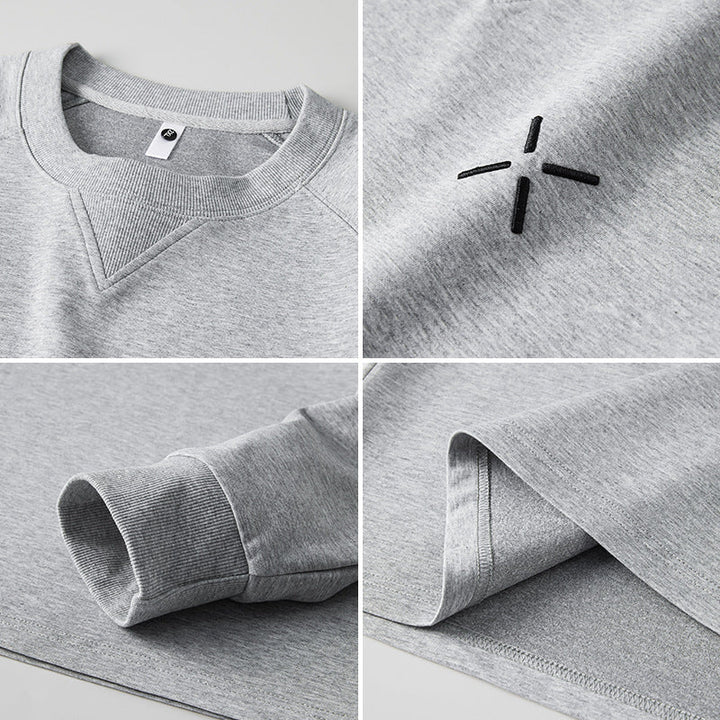 Herr Athletic Crewneck College-Tröja