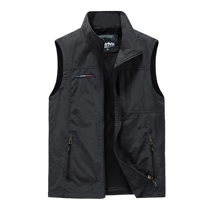 Herr Thermo Sleeveless Väst med Teddyfoder och Dragkedja