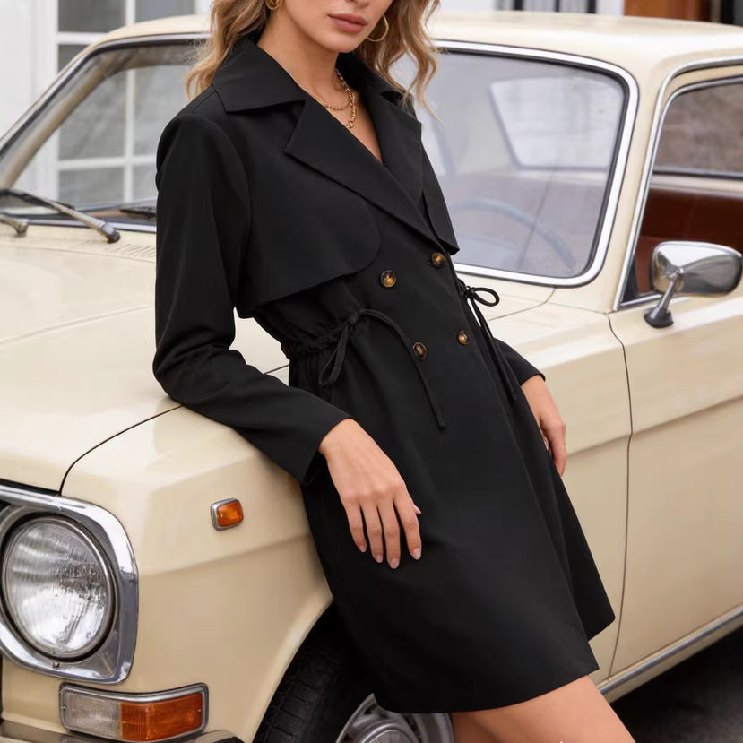 Dam trendig kort blazer jacka