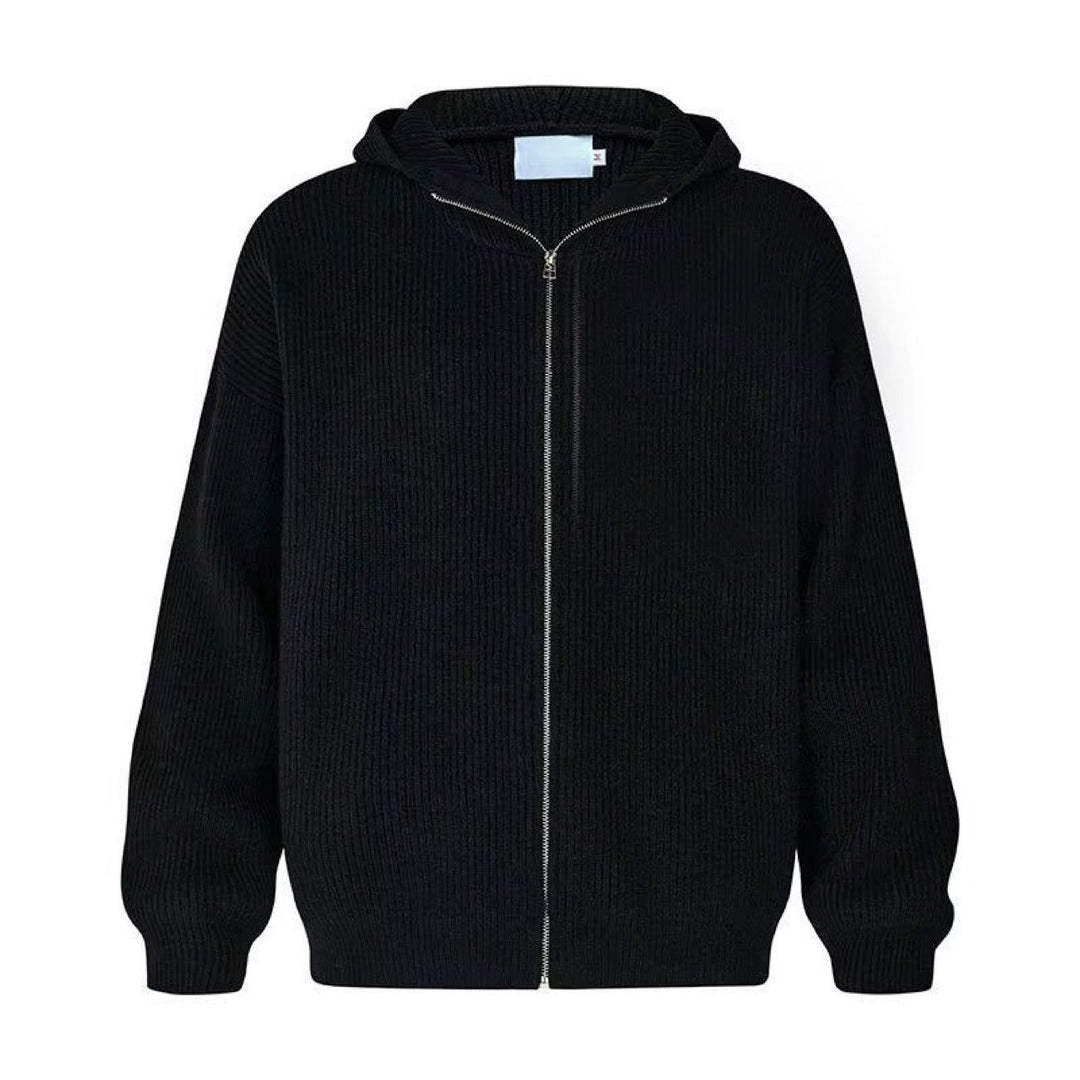 Herr Modern Luvtröja Cardigan med Dragkedja