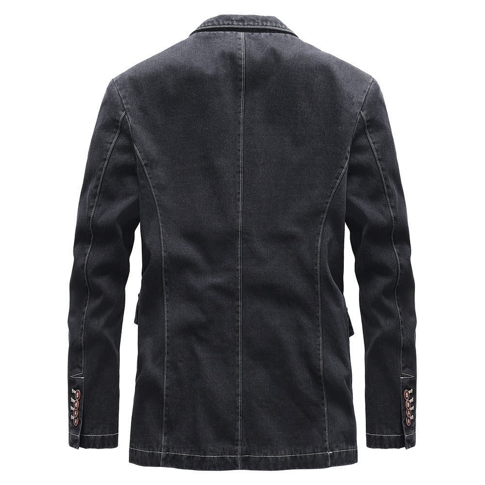 Dam Elegant Denim Blazer Jacka
